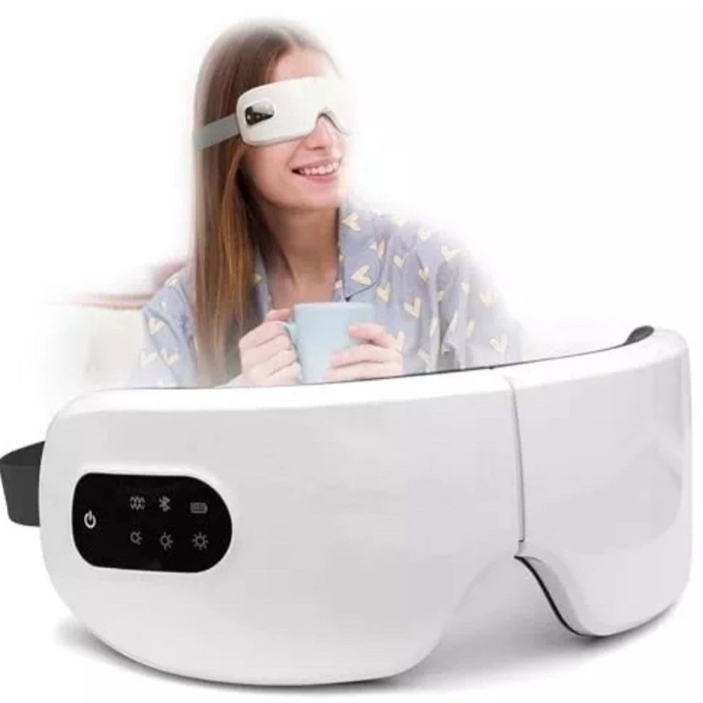 Eye Massager with Heat and Vibration Compression Rechargeable Bluetooth Music